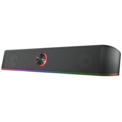 Акустична система Trust GXT 619 Thorne Саундбар, USB/AUX, RGB, чорний