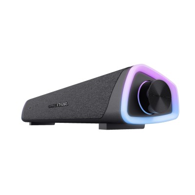 Акустична система Trust GXT 620 Axon Саундбар, USB/AUX, RGB, чорний Акустична система Trust GXT 620 Axon Саундбар, USB/AUX, RGB, чорний