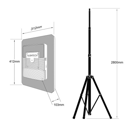 Антена підсилювач сигналу Alientech Deimox 915M/1.2G/2.4G/5.2G/5.8G для БПЛА (DJI, Autel, FPV), без кабелів (DMX-09122450DSB/EU) Антена підсилювач сигналу Alientech Deimox 915M/1.2G/2.4G/5.2G/5.8G для БПЛА (DJI, Autel, FPV), без кабелів (DMX-09122450DSB/EU)
