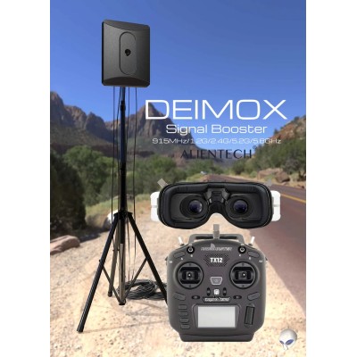 Антена підсилювач сигналу Alientech Deimox 915M/1.2G/2.4G/5.2G/5.8G для БПЛА (DJI, Autel, FPV), без кабелів (DMX-09122450DSB/EU) Антена підсилювач сигналу Alientech Deimox 915M/1.2G/2.4G/5.2G/5.8G для БПЛА (DJI, Autel, FPV), без кабелів (DMX-09122450DSB/EU)