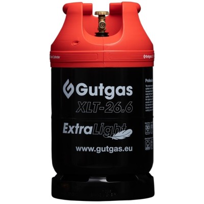 Балон газовий сталевий Gutgas Ragasco ExtraLight XLT-26.6, 26.6л, 30бар, вентиль KLF, 7.3кг Балон газовий сталевий Gutgas Ragasco ExtraLight XLT-26.6, 26.6л, 30бар, вентиль KLF, 7.3кг