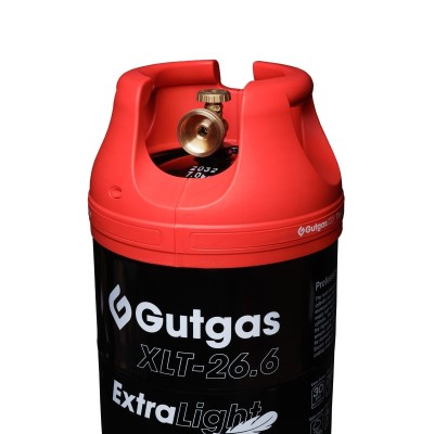 Балон газовий сталевий Gutgas Ragasco ExtraLight XLT-26.6, 26.6л, 30бар, вентиль KLF, 7.3кг Балон газовий сталевий Gutgas Ragasco ExtraLight XLT-26.6, 26.6л, 30бар, вентиль KLF, 7.3кг