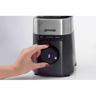 Блендер Gorenje стаціонарний 1000Вт, чаша-1500мл, скло, чорний (B1000DE) Блендер Gorenje стаціонарний 1000Вт, чаша-1500мл, скло, чорний (B1000DE)