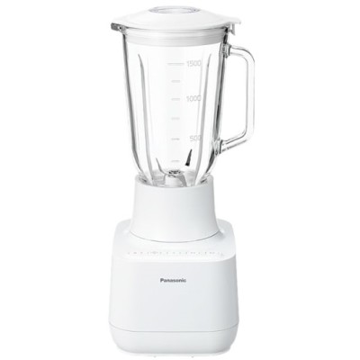 Блендер Panasonic стаціонарний 300Вт, чаша-1500мл, скло, білий (MX-MG5451WTQ) Блендер Panasonic стаціонарний 300Вт, чаша-1500мл, скло, білий (MX-MG5451WTQ)