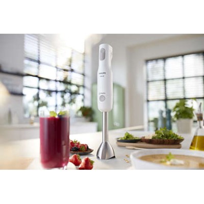 Блендер Philips заглибний Daily Collection 650Вт, 4в1, білий (HR2537/00) Блендер Philips заглибний Daily Collection 650Вт, 4в1, білий (HR2537/00)