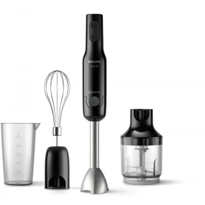 Блендер Philips заглибний Daily Collection 700Вт, 3в1, чорний (HR2543/90) Блендер Philips заглибний Daily Collection 700Вт, 3в1, чорний (HR2543/90)