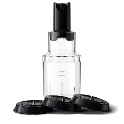 Блендер Philips заглибний Series 5000, 1200Вт, 4в1, чопер XL, спіралайзер, чорний (HR2684/00) Блендер Philips заглибний Series 5000, 1200Вт, 4в1, чопер XL, спіралайзер, чорний (HR2684/00)