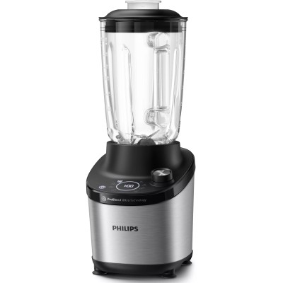 Блендер PHILIPS стаціонарний 1500Вт, чаша-2000мл, скло, чорний (HR3760/00) Блендер PHILIPS стаціонарний 1500Вт, чаша-2000мл, скло, чорний (HR3760/00)