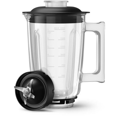 Блендер PHILIPS стаціонарний 1500Вт, чаша-2000мл, скло, чорний (HR3760/00) Блендер PHILIPS стаціонарний 1500Вт, чаша-2000мл, скло, чорний (HR3760/00)