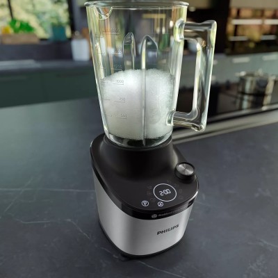 Блендер PHILIPS стаціонарний 1500Вт, чаша-2000мл, скло, чорний (HR3760/00) Блендер PHILIPS стаціонарний 1500Вт, чаша-2000мл, скло, чорний (HR3760/00)