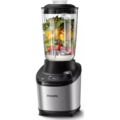 Блендер PHILIPS стаціонарний 1500Вт, чаша-2000мл, скло, чорний (HR3760/00) Блендер PHILIPS стаціонарний 1500Вт, чаша-2000мл, скло, чорний (HR3760/00)