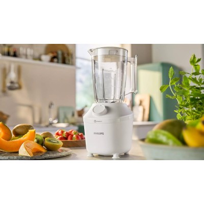 Блендер Philips стаціонарний 3000 series 450Вт, чаша-1900мл, чопер, імпульсний режим, білий (HR2041/17) Блендер Philips стаціонарний 3000 series 450Вт, чаша-1900мл, чопер, імпульсний режим, білий (HR2041/17)