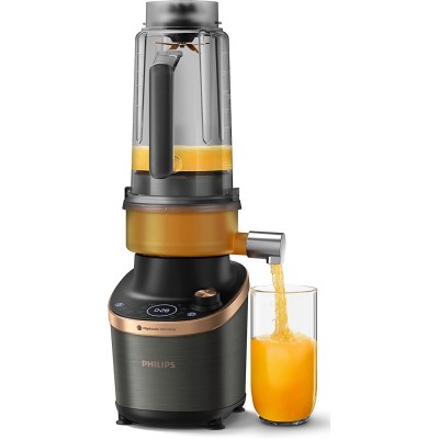 Блендер Philips стаціонарний Flip&Juice, 1500Вт, чаша-2000мл, мідно-чорний (HR3770/00) Блендер Philips стаціонарний Flip&Juice, 1500Вт, чаша-2000мл, мідно-чорний (HR3770/00)