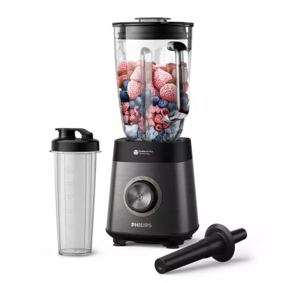 Блендер PHILIPS стаціонарний Series 5000, 1200Вт, чаша-2000мл, скло, склянка в комплекті, чорний (HR3041/00)