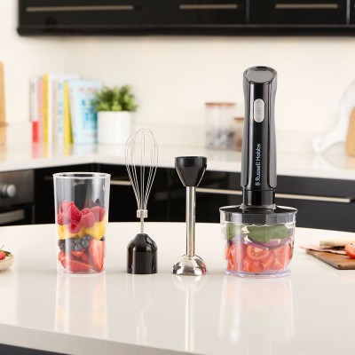 Блендер Russell Hobbs заглибний Desire Matte Charcoal, 500Вт, чаша-500мл, вінчик, міні-подріб., чорний (27141-56) Блендер Russell Hobbs заглибний Desire Matte Charcoal, 500Вт, чаша-500мл, вінчик, міні-подріб., чорний (27141-56)