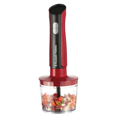 Блендер Russell Hobbs заглибний Desire Red, 500Вт, чаша-500мл, вінчик, міні-подріб., червоний (27140-56)