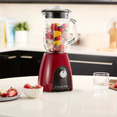 Блендер Russell Hobbs стаціонарний Desire Red, 650Вт, чаша-1500мл, червоний (27120-56) Блендер Russell Hobbs стаціонарний Desire Red, 650Вт, чаша-1500мл, червоний (27120-56)