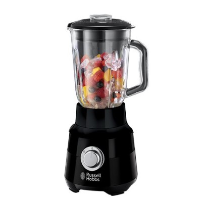 Блендер Russell Hobbs стаціонарний Matte Black 650Вт, чаша-1500мл, чорний (24722-56) Блендер Russell Hobbs стаціонарний Matte Black 650Вт, чаша-1500мл, чорний (24722-56)