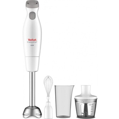 Блендер Tefal заглибний Easychef 450Вт, 3в1, чаша-800мл, чопер-500мл, турборежим, білий (HB453138) Блендер Tefal заглибний Easychef 450Вт, 3в1, чаша-800мл, чопер-500мл, турборежим, білий (HB453138)