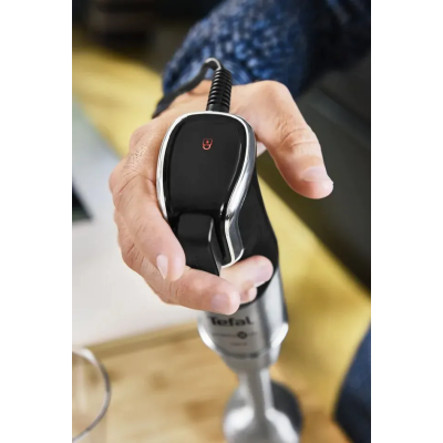 Блендер Tefal заглибний Infiny Force Pro, 1200Вт, 9в1, чаша-800мл, чопер-500мл, спіралайзер, турборежим, чорний (HB95LD38) Блендер Tefal заглибний Infiny Force Pro, 1200Вт, 9в1, чаша-800мл, чопер-500мл, спіралайзер, турборежим, чорний (HB95LD38)