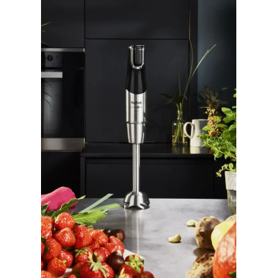 Блендер Tefal заглибний Infiny Force Pro, 1200Вт, 9в1, чаша-800мл, чопер-500мл, спіралайзер, турборежим, чорний (HB95LD38) Блендер Tefal заглибний Infiny Force Pro, 1200Вт, 9в1, чаша-800мл, чопер-500мл, спіралайзер, турборежим, чорний (HB95LD38)