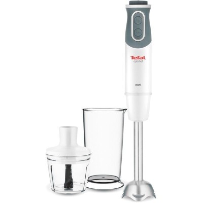 Блендер Tefal заглибний Optichef 800Вт, 3в1, чаша-800мл, чопер-500мл, турборежим, білий (HB641138) Блендер Tefal заглибний Optichef 800Вт, 3в1, чаша-800мл, чопер-500мл, турборежим, білий (HB641138)
