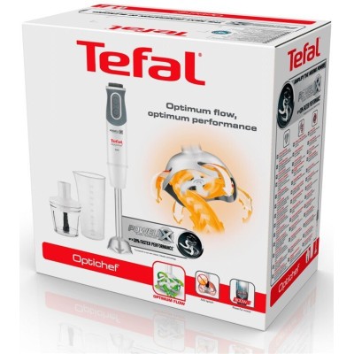 Блендер Tefal заглибний Optichef 800Вт, 3в1, чаша-800мл, чопер-500мл, турборежим, білий (HB641138) Блендер Tefal заглибний Optichef 800Вт, 3в1, чаша-800мл, чопер-500мл, турборежим, білий (HB641138)