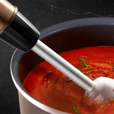 Блендер Tefal заглибний Quickchef 1000Вт, 3в1, чаша-800мл, чопер-500мл, турборежим, чорно-бронзовий (HB656G10) Блендер Tefal заглибний Quickchef 1000Вт, 3в1, чаша-800мл, чопер-500мл, турборежим, чорно-бронзовий (HB656G10)