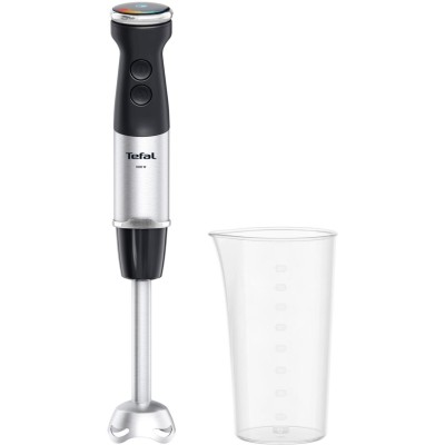 Блендер Tefal заглибний Quickchef+, 1000Вт, 4в1, чаша-800мл, чопер-500мл, кухонний комбайн 5в1, турборежим, сіро-чорний (HB67G83 Блендер Tefal заглибний Quickchef+, 1000Вт, 4в1, чаша-800мл, чопер-500мл, кухонний комбайн 5в1, турборежим, сіро-чорний (HB67G83