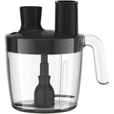 Блендер Tefal заглибний Quickchef+, 1000Вт, 4в1, чаша-800мл, чопер-500мл, кухонний комбайн 5в1, турборежим, сіро-чорний (HB67G83 Блендер Tefal заглибний Quickchef+, 1000Вт, 4в1, чаша-800мл, чопер-500мл, кухонний комбайн 5в1, турборежим, сіро-чорний (HB67G83
