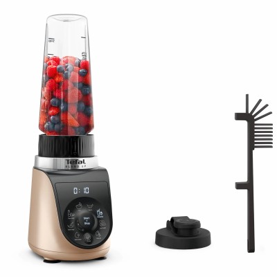 Блендер Tefal стаціонарний Blend UP, 1000Вт, чаша-700мл, тритан, чорно-золотистий (BL190AF0) Блендер Tefal стаціонарний Blend UP, 1000Вт, чаша-700мл, тритан, чорно-золотистий (BL190AF0)