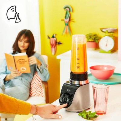 Блендер Tefal стаціонарний Blend UP, 1000Вт, чаша-700мл, тритан, чорно-золотистий (BL190AF0) Блендер Tefal стаціонарний Blend UP, 1000Вт, чаша-700мл, тритан, чорно-золотистий (BL190AF0)