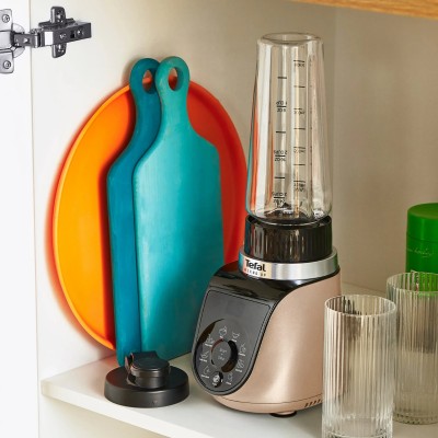 Блендер Tefal стаціонарний Blend UP, 1000Вт, чаша-700мл, тритан, чорно-золотистий (BL190AF0) Блендер Tefal стаціонарний Blend UP, 1000Вт, чаша-700мл, тритан, чорно-золотистий (BL190AF0)