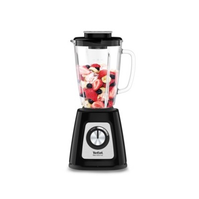 Блендер Tefal стаціонарний Blendforce 800Вт, чаша-1250мл, скло, чорний (BL438831)