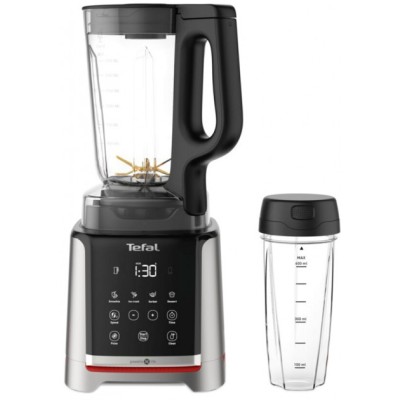 Блендер Tefal стаціонарний InfinyMix + 1600Вт, чаша-1750мл, стакан 600мл, сріблясто-чорний (BL91HD31)