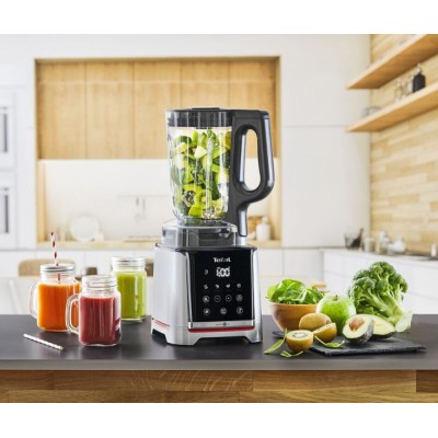 Блендер Tefal стаціонарний InfinyMix + 1600Вт, чаша-1750мл, стакан 600мл, сріблясто-чорний (BL91HD31)