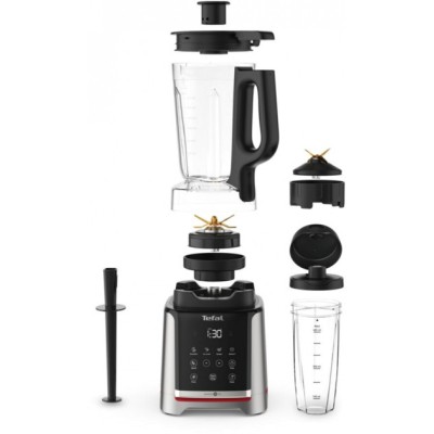 Блендер Tefal стаціонарний InfinyMix + 1600Вт, чаша-1750мл, стакан 600мл, сріблясто-чорний (BL91HD31)