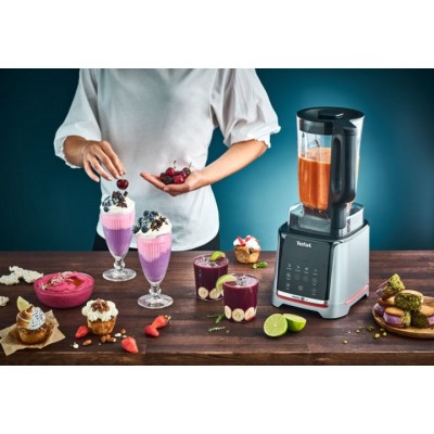 Блендер Tefal стаціонарний InfinyMix + 1600Вт, чаша-1750мл, стакан 600мл, сріблясто-чорний (BL91HD31)