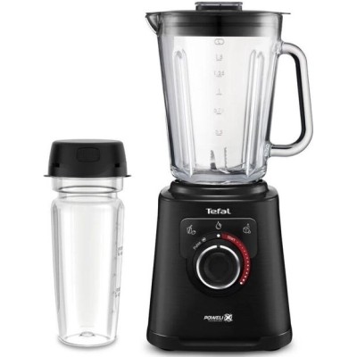 Блендер Tefal стаціонарний Perfectmix+ 1200Вт, чаша-2000мл, ємність для смузі, скло, чорний (BL87G831) Блендер Tefal стаціонарний Perfectmix+ 1200Вт, чаша-2000мл, ємність для смузі, скло, чорний (BL87G831)
