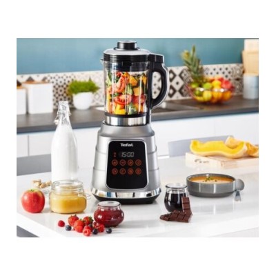 Блендер Tefal стаціонарний Ultrablend Vacuum Boost 1300Вт, чаша-2500мл, вакуумний, доп чаша 1400, сріблясто-чорний (BL985A31) Блендер Tefal стаціонарний Ultrablend Vacuum Boost 1300Вт, чаша-2500мл, вакуумний, доп чаша 1400, сріблясто-чорний (BL985A31)