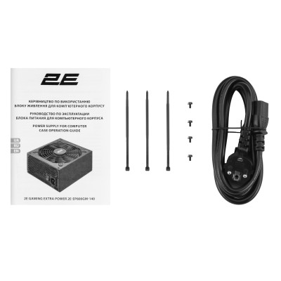 Блок живлення 2E GAMING Extra Power (800W), >90%, 80+ Gold, 140мм, 1xMB 24pin(20+4), 2xCPU 8pin(4+4), 3xMolex, 6xSATA, 4xPCIe 8p Блок живлення 2E GAMING Extra Power (800W), >90%, 80+ Gold, 140мм, 1xMB 24pin(20+4), 2xCPU 8pin(4+4), 3xMolex, 6xSATA, 4xPCIe 8p