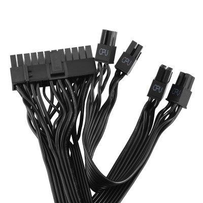 Блок живлення 2E GAMING Solid Power (750W), >85%, 80+ Bronze, 120мм, 1xMB 24pin(20+4), 2xCPU 8pin(4+4), 3xMolex, 6xSATA, 4xPCIe 