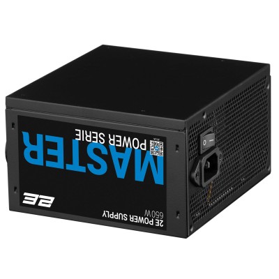 Блок живлення 2E Master Power (650W), >80%, 80+ White, 120мм, 1xMB 24pin(20+4), 1xCPU 8pin(4+4), 3xMolex, 5xSATA, 2xPCIe 8pin(6+ Блок живлення 2E Master Power (650W), >80%, 80+ White, 120мм, 1xMB 24pin(20+4), 1xCPU 8pin(4+4), 3xMolex, 5xSATA, 2xPCIe 8pin(6+