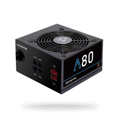 Блок живлення CHIEFTEC A-80 (650W), >85%, 120мм, 1xMB 24pin(20+4), 1xCPU 8pin(4+4), 4xMolex, 6xSATA, 2xPCIe 8pin(6+2), Modular (