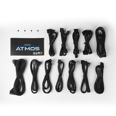 Блок живлення CHIEFTEC Atmos (850W), >90%, 80+ Gold, 120мм FDB, 1xMB 24pin(20+4), 2xCPU 8pin(4+4), 4xMolex, 9xSATA, 2xPCIe 8pin( Блок живлення CHIEFTEC Atmos (850W), >90%, 80+ Gold, 120мм FDB, 1xMB 24pin(20+4), 2xCPU 8pin(4+4), 4xMolex, 9xSATA, 2xPCIe 8pin(