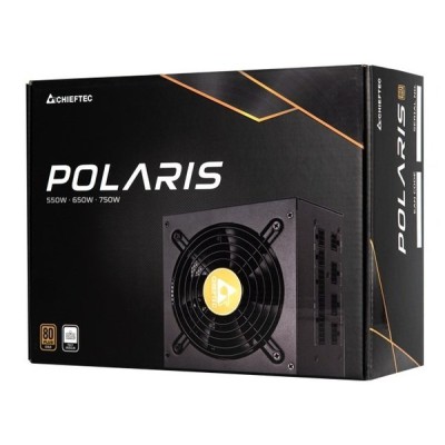 Блок живлення CHIEFTEC Polaris (750W), >90%, 80+ Gold, 120мм, 1xMB 24pin(20+4), 2xCPU 8pin(4+4), 3xMolex, 8xSATA, 4xPCIe 8pin(6+ Блок живлення CHIEFTEC Polaris (750W), >90%, 80+ Gold, 120мм, 1xMB 24pin(20+4), 2xCPU 8pin(4+4), 3xMolex, 8xSATA, 4xPCIe 8pin(6+