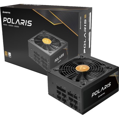 Блок живлення CHIEFTEC Polaris 3.0 (1050W), >90%, 80+ Gold, 135мм FDB, 1xMB 24pin(20+4), 2xCPU 8pin(4+4), 4xMolex, 12xSATA, 4xPC Блок живлення CHIEFTEC Polaris 3.0 (1050W), >90%, 80+ Gold, 135мм FDB, 1xMB 24pin(20+4), 2xCPU 8pin(4+4), 4xMolex, 12xSATA, 4xPC