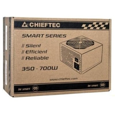Блок живлення CHIEFTEC Smart (650W), >85%, 120мм, 1xMB 24pin(20+4), 1xCPU 8pin(4+4), 2xMolex, 6xSATA, 2xPCIe 8pin(6+2) (GPS-650A Блок живлення CHIEFTEC Smart (650W), >85%, 120мм, 1xMB 24pin(20+4), 1xCPU 8pin(4+4), 2xMolex, 6xSATA, 2xPCIe 8pin(6+2) (GPS-650A