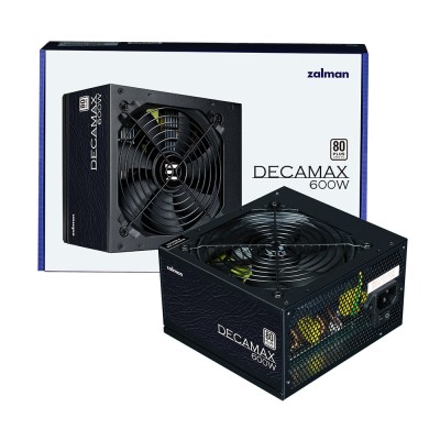 Блок живлення Zalman Decamax (600W) 85%, 80 Plus, 120мм, 1xMB 24pin(20+4), 1xCPU 8pin(4+4), 3xMolex, 6xSATA, 2xPCIe 8pin(6+2) (Z Блок живлення Zalman Decamax (600W) 85%, 80 Plus, 120мм, 1xMB 24pin(20+4), 1xCPU 8pin(4+4), 3xMolex, 6xSATA, 2xPCIe 8pin(6+2) (Z
