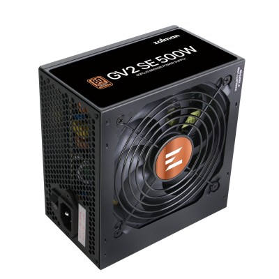 Блок живлення Zalman GV2SE (500W) 88%, 80+ Bronze, 120мм, 1xMB 24pin(20+4), 1xCPU(4pin+ 8pin), 3xMolex, 6xSATA, 2xPCIe 8pin(6+2) Блок живлення Zalman GV2SE (500W) 88%, 80+ Bronze, 120мм, 1xMB 24pin(20+4), 1xCPU(4pin+ 8pin), 3xMolex, 6xSATA, 2xPCIe 8pin(6+2)